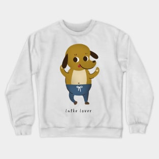 Latke Lover Funny Jewish Themed T-Shirt Crewneck Sweatshirt